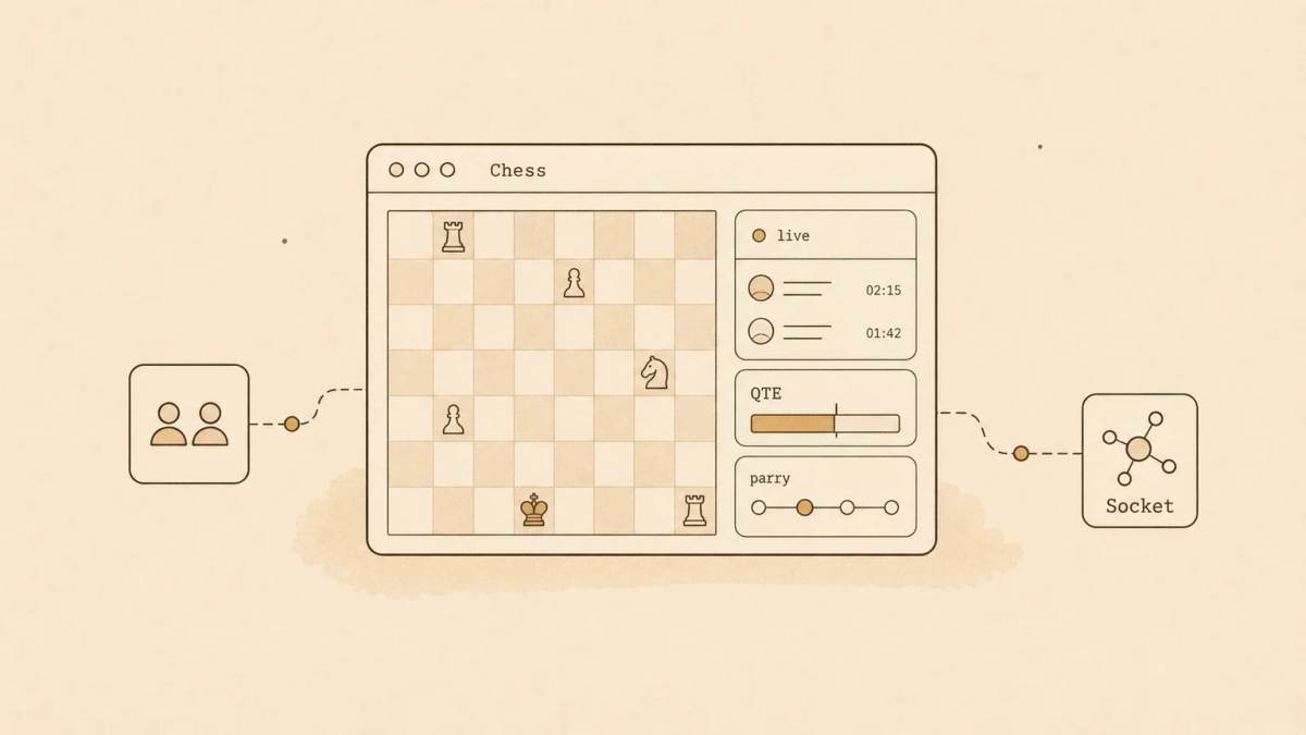 Chess Obscur Web : serveur de jeu temps réel Node.js et Socket.IO