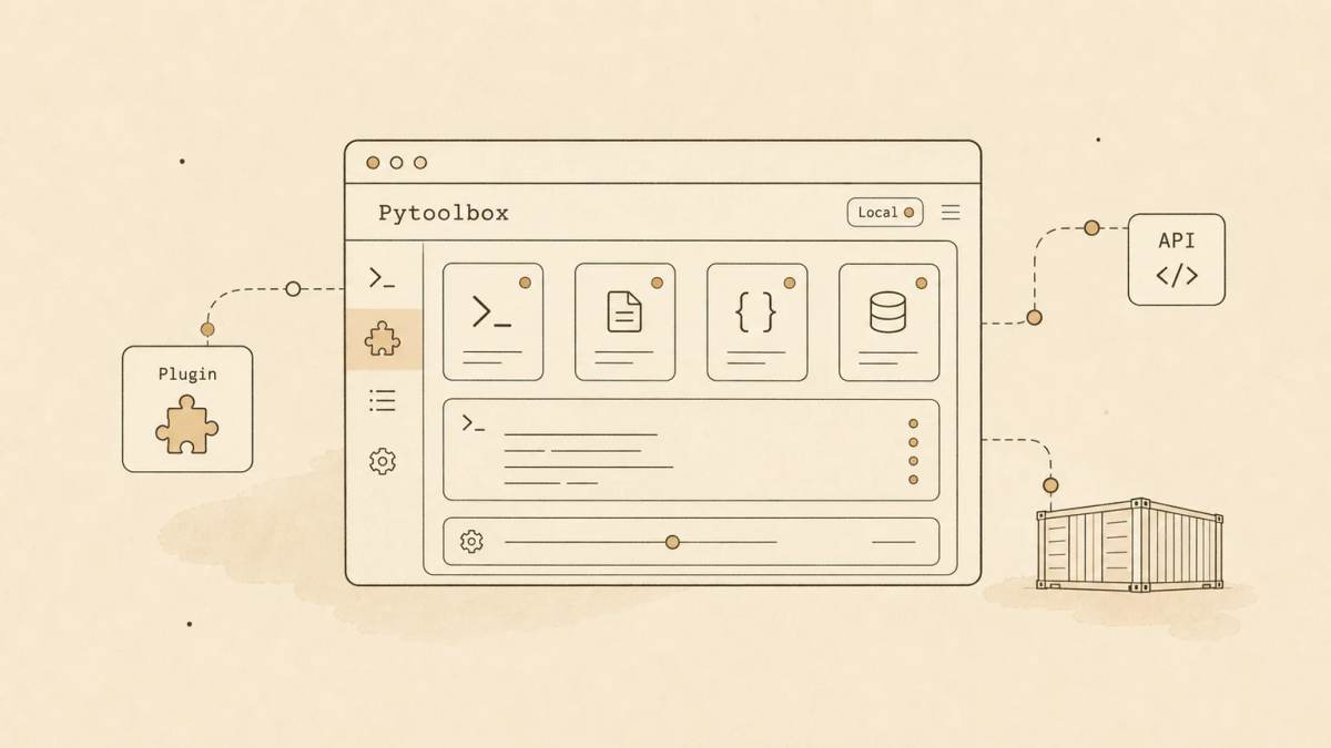 Pytoolbox : toolbox Python avec FastAPI, Docker et plugins